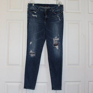 Silver Avery High Rise Skinny Jeans 16x31